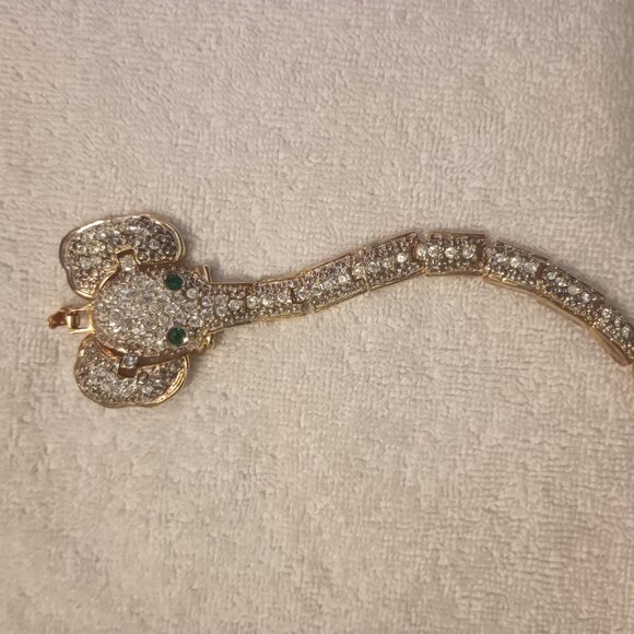 Sparkly Elephant Rhinestone bracelet. - Picture 6 of 6